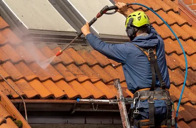 Démoussage et hydrofuge de toiture à Carnoules
